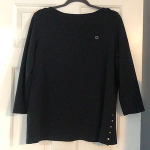 Chase employee attire women’s boatneck top